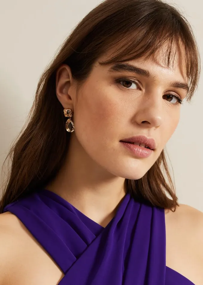 Phase Eight Jewellery Stone Teardrop Earrings Neutral 8211 Women