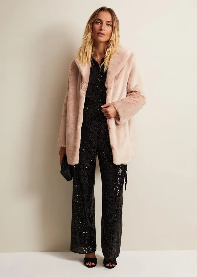 Phase Eight Jumpsuits Alessandra Black Sequin Shirt Jumpsuit Black 8211 Women Phase Eight Jumpsuits Alessandra Black Sequin Shirt Jumpsuit Black 8211 Women
