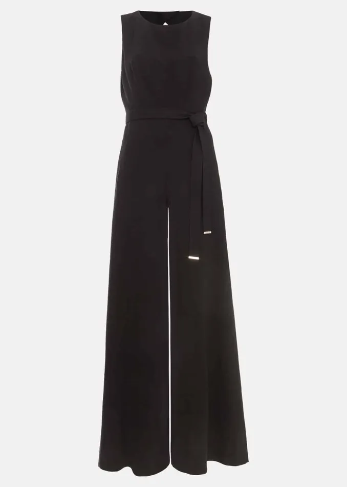 Phase Eight Jumpsuits Marta Black Culotte Jumpsuit Black 8211 Women