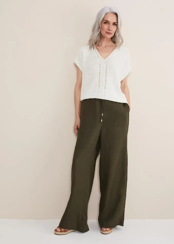 Phase Eight Knitwear Alana Textured Knit White 8211 Women