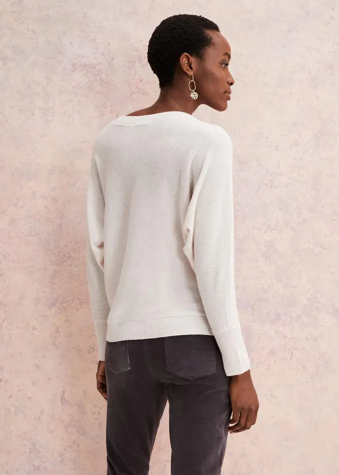 Phase Eight Knitwear Beatrice Cashmere Jumper Pale Pink 8211 Women