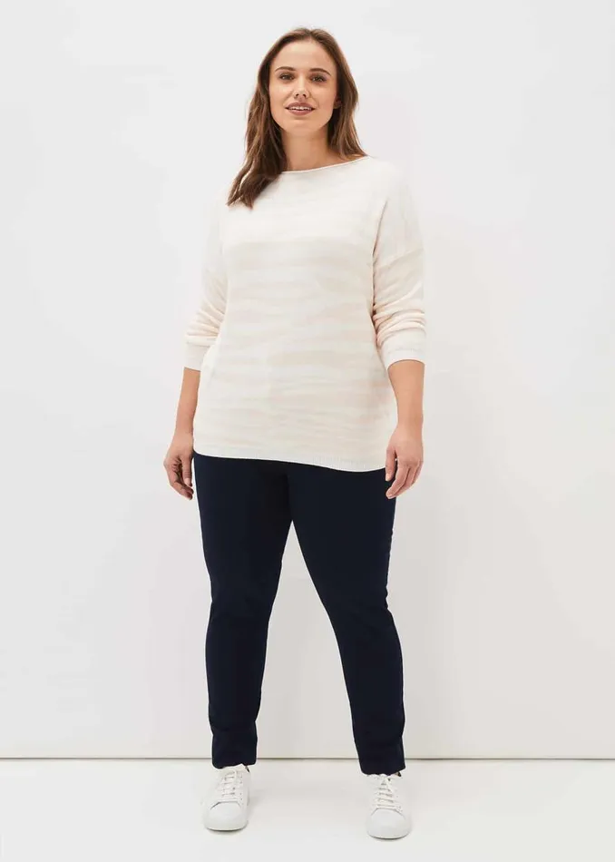 Phase Eight Knitwear Cida Zebra Jaquard Jumper Pink Multi 8211 Women