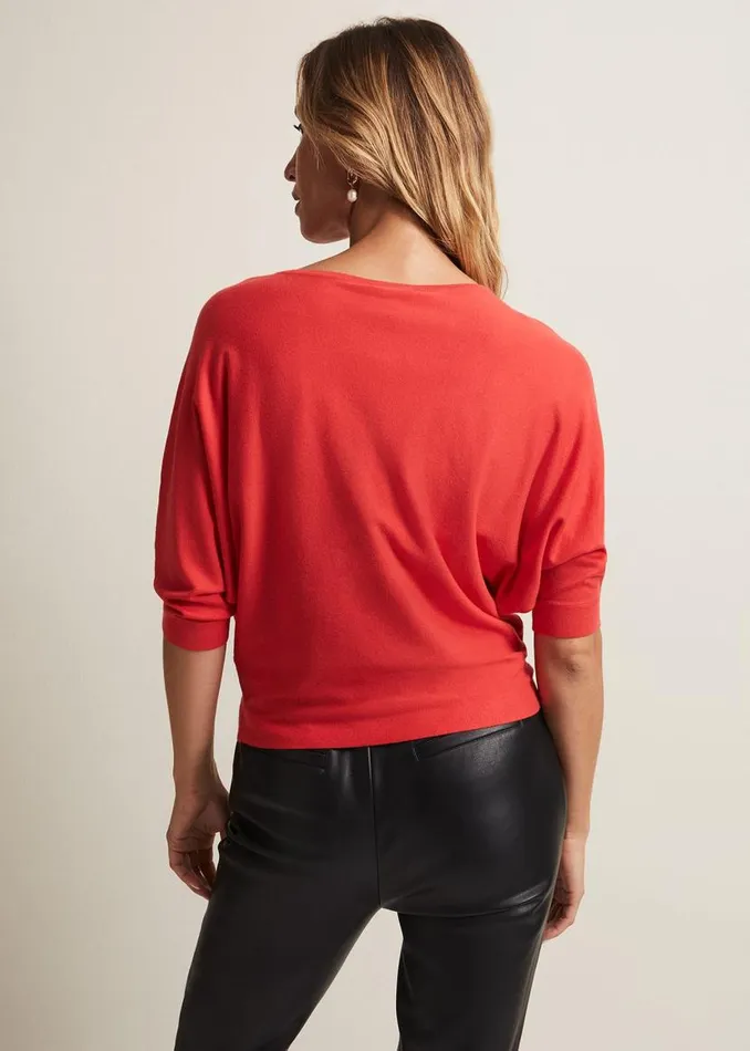 Phase Eight Knitwear Cristine Knit Jumper Bright Red 8211 Women
