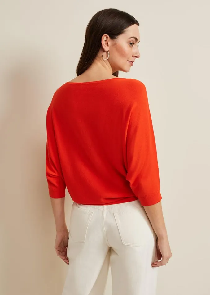Phase Eight Knitwear Cristine Knit Jumper Coral 8211 Women