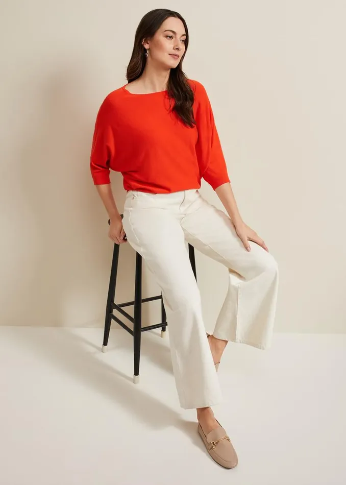 Phase Eight Knitwear Cristine Knit Jumper Coral 8211 Women