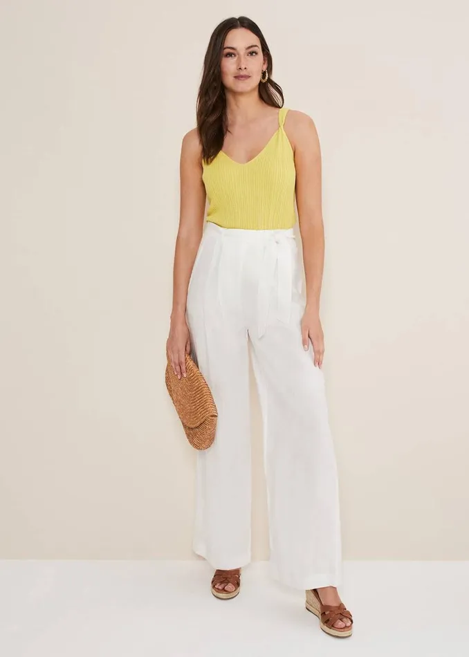 Phase Eight Knitwear Hattie Knitted Vest Top Lime 8211 Women