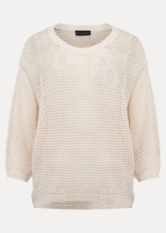 Phase Eight Knitwear Tanah Textured Tape Knit Neutral 8211 Women