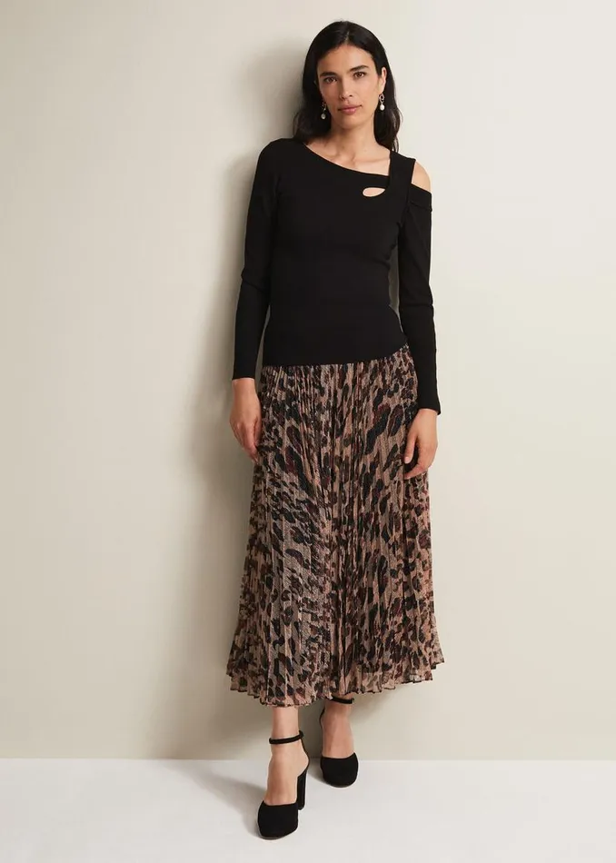 Phase Eight Knitwear Wren Black Cut Out Knitted Top Black 8211 Women