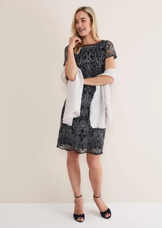 Phase Eight Scarves Verity Scarf Oyster 8211 Women