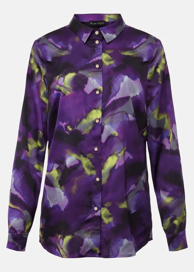 Phase Eight Shirts and Blouses Adelita Abstract Print Satin Shirt Multicoloured 8211 Women Phase Eight Shirts and Blouses Adelita Abstract Print Satin Shirt Multicoloured 8211 Women