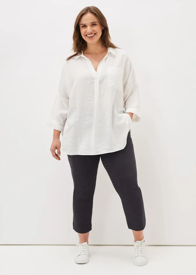 Phase Eight Shirts and Blouses Cynthia Longline Shirt Ivory 8211 Women