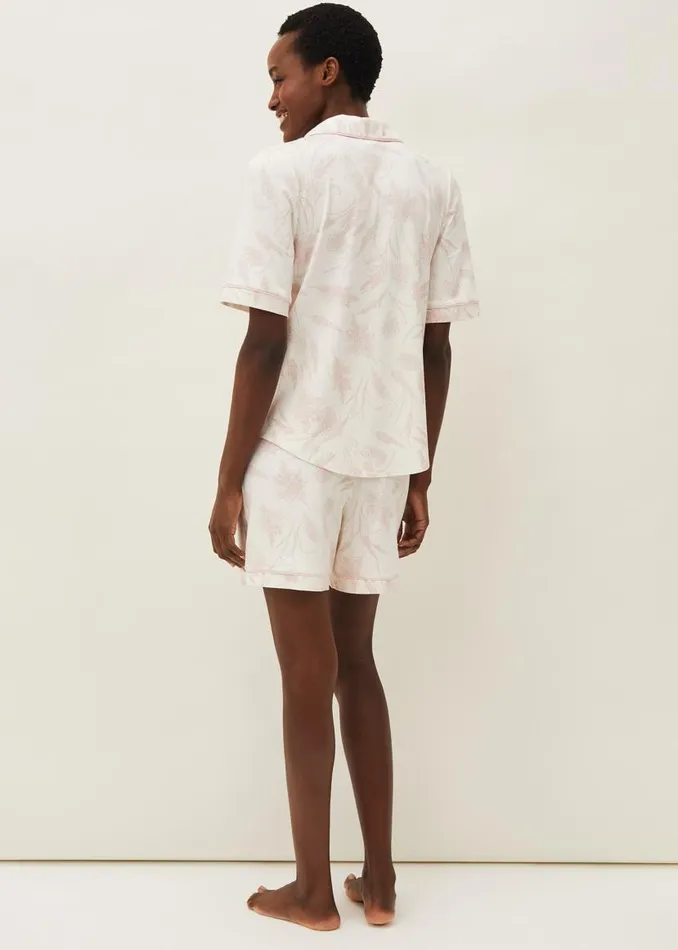 Phase Eight Shirts and Blouses Itsumi Print Pyjama Set Ivory 8211 Women