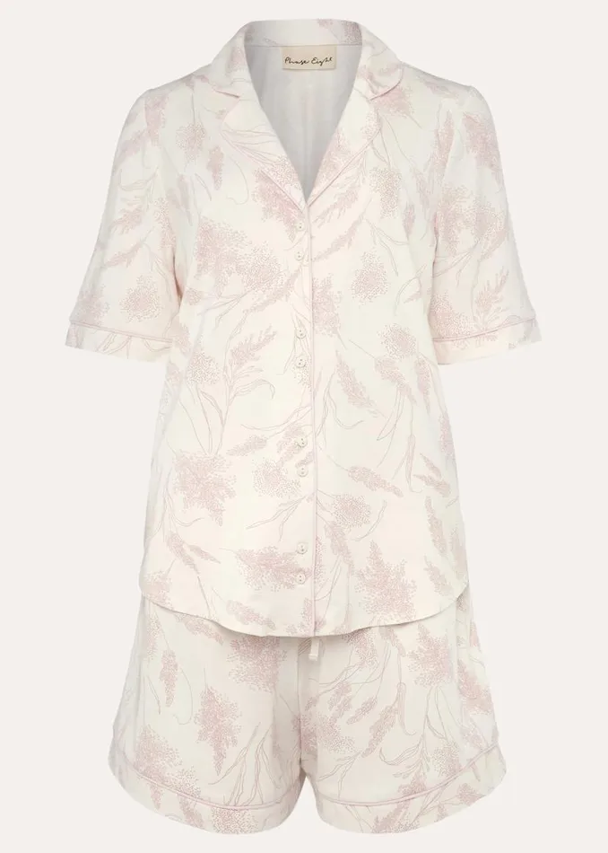 Phase Eight Shirts and Blouses Itsumi Print Pyjama Set Ivory 8211 Women
