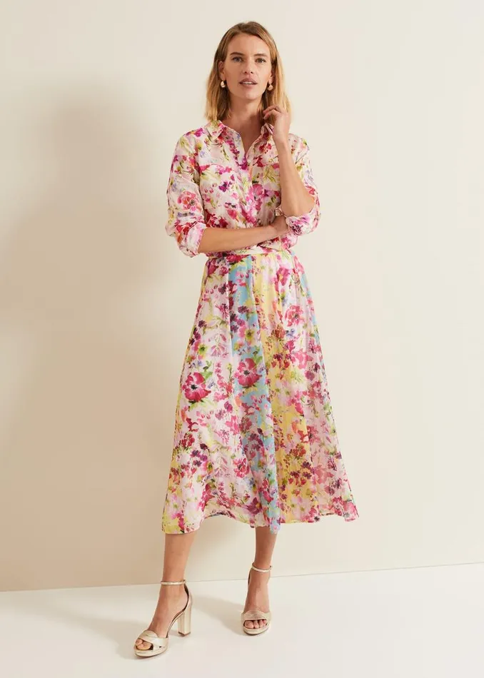 Phase Eight Shirts and Blouses Maddelena Floral Print Shirt Multicoloured 8211 Women Phase Eight Shirts and Blouses Maddelena Floral Print Shirt Multicoloured 8211 Women