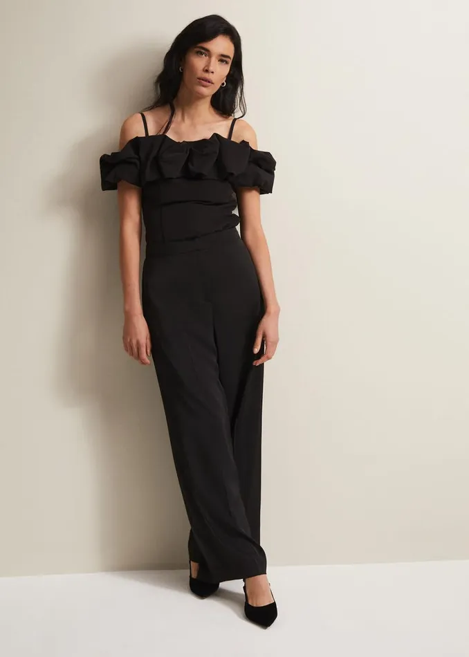 Phase Eight Shirts and Blouses Mallorary Off The Shoulder Top Black 8211 Women Phase Eight Shirts and Blouses Mallorary Off The Shoulder Top Black 8211 Women