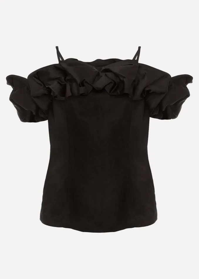 Phase Eight Shirts and Blouses Mallorary Off The Shoulder Top Black 8211 Women Phase Eight Shirts and Blouses Mallorary Off The Shoulder Top Black 8211 Women