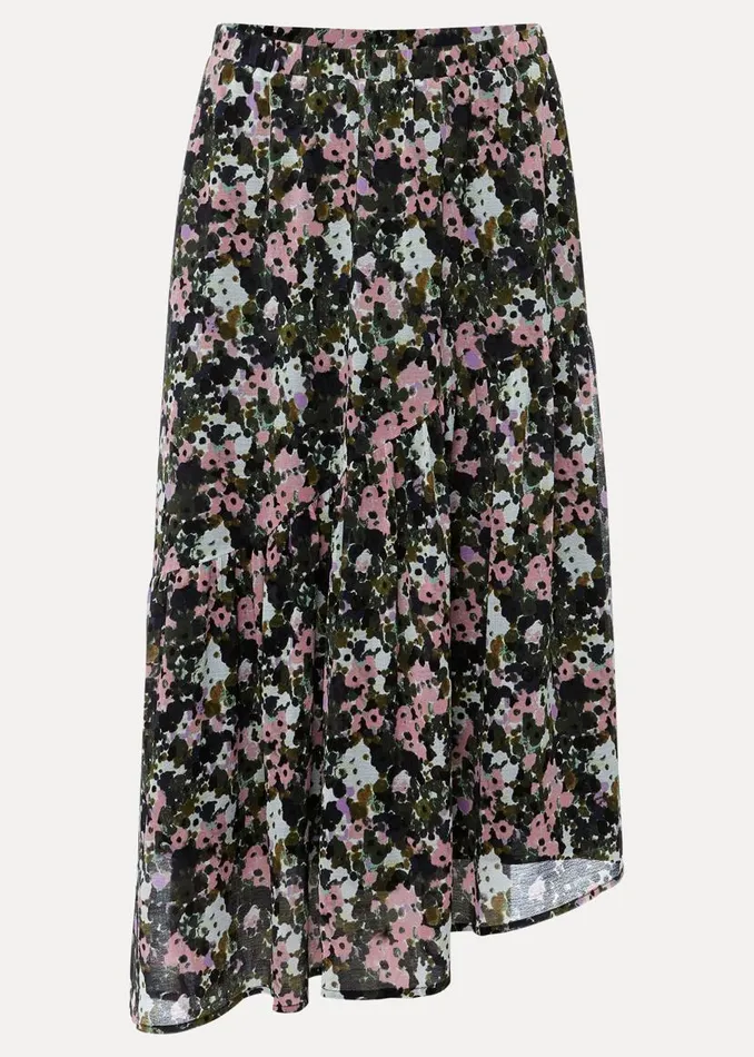 Phase Eight Skirts Zowena Floral Tiered Midi Skirt Multicoloured 8211 Women