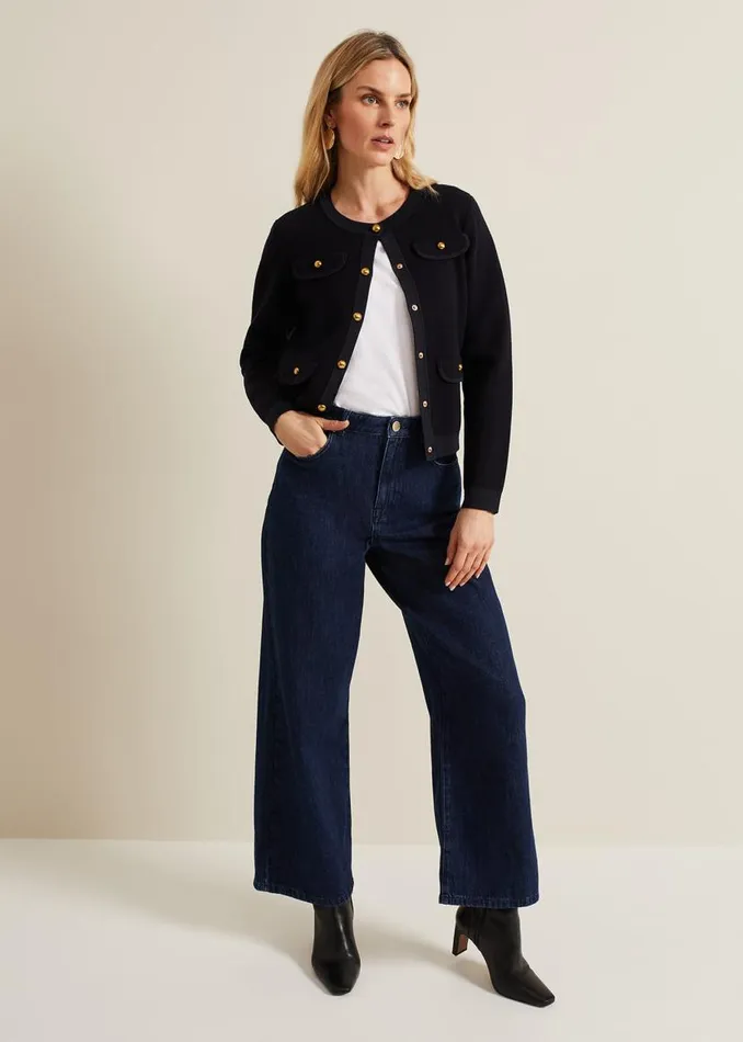 Phase Eight Tops and TShirts Bella Square Neck Top White 8211 Women