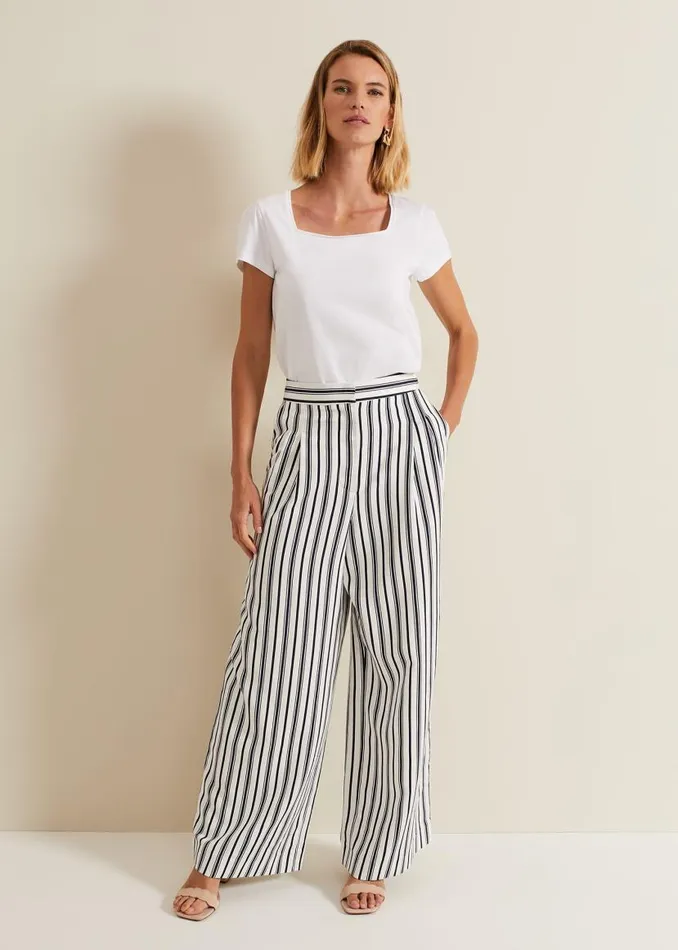 Phase Eight Tops and TShirts Bella Square Neck Top White 8211 Women