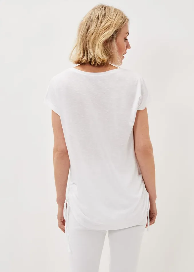 Phase Eight Tops and TShirts Jinny Ruched Side Top White 8211 Women