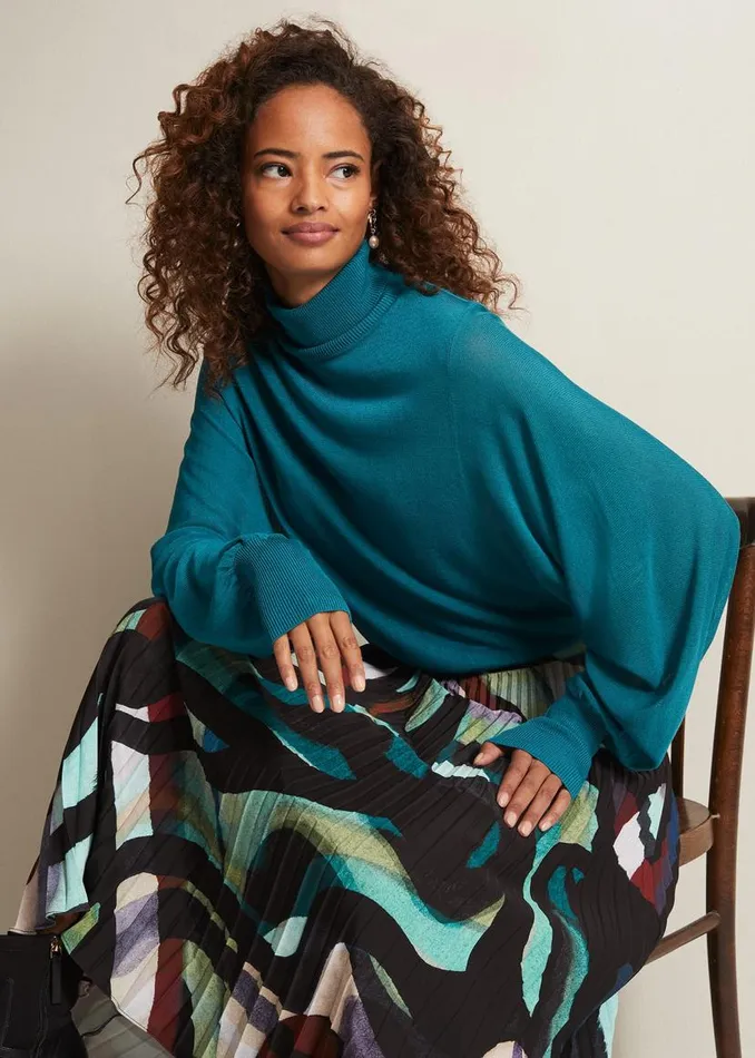 Phase Eight Tops and TShirts Loletta Drama Top Teal 8211 Women