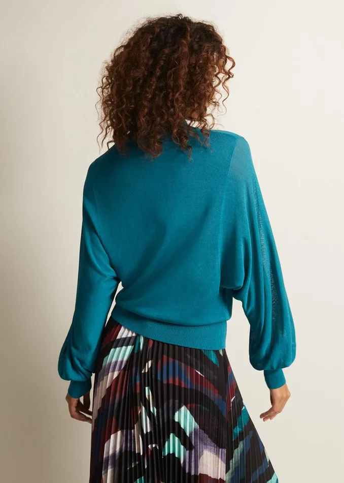 Phase Eight Tops and TShirts Loletta Drama Top Teal 8211 Women