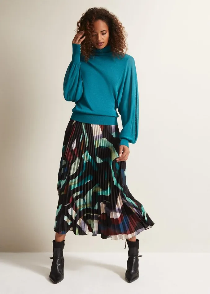 Phase Eight Tops and TShirts Loletta Drama Top Teal 8211 Women