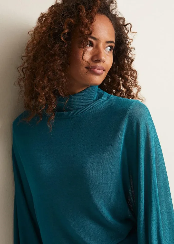 Phase Eight Tops and TShirts Loletta Drama Top Teal 8211 Women