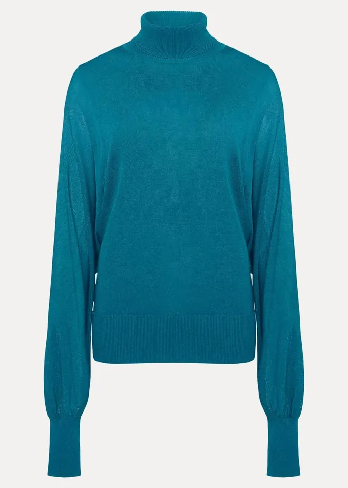 Phase Eight Tops and TShirts Loletta Drama Top Teal 8211 Women