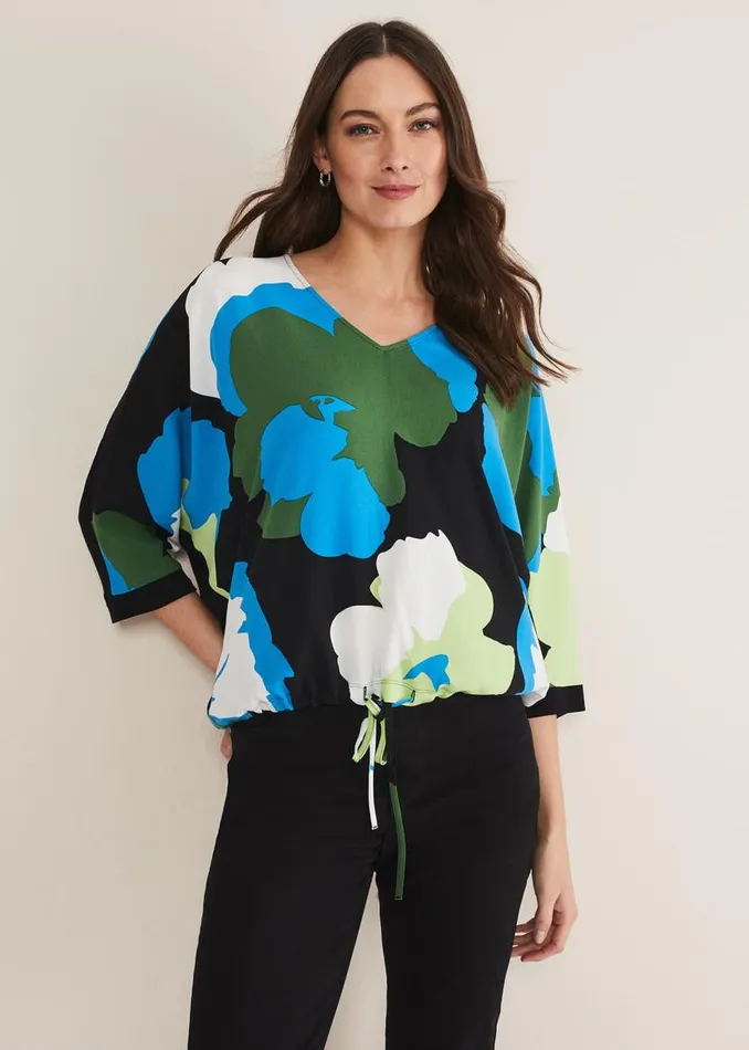 Phase Eight Tops and TShirts Posey Woven Front Top Multicoloured 8211 Women