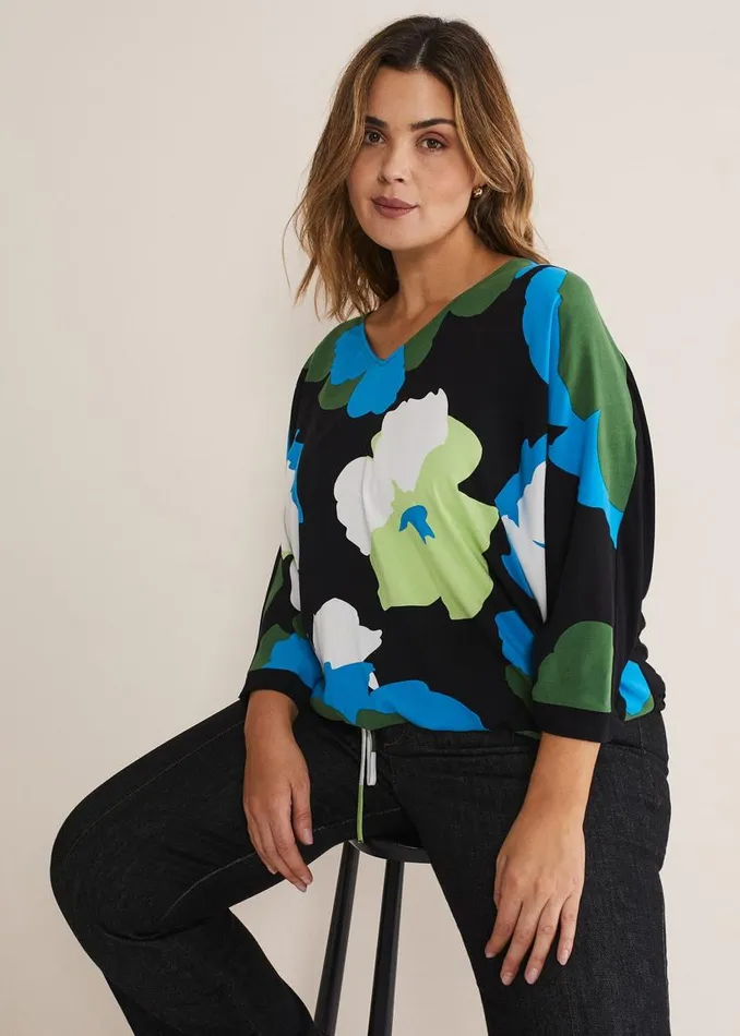 Phase Eight Tops and TShirts Posey Woven Front Top Multicoloured 8211 Women