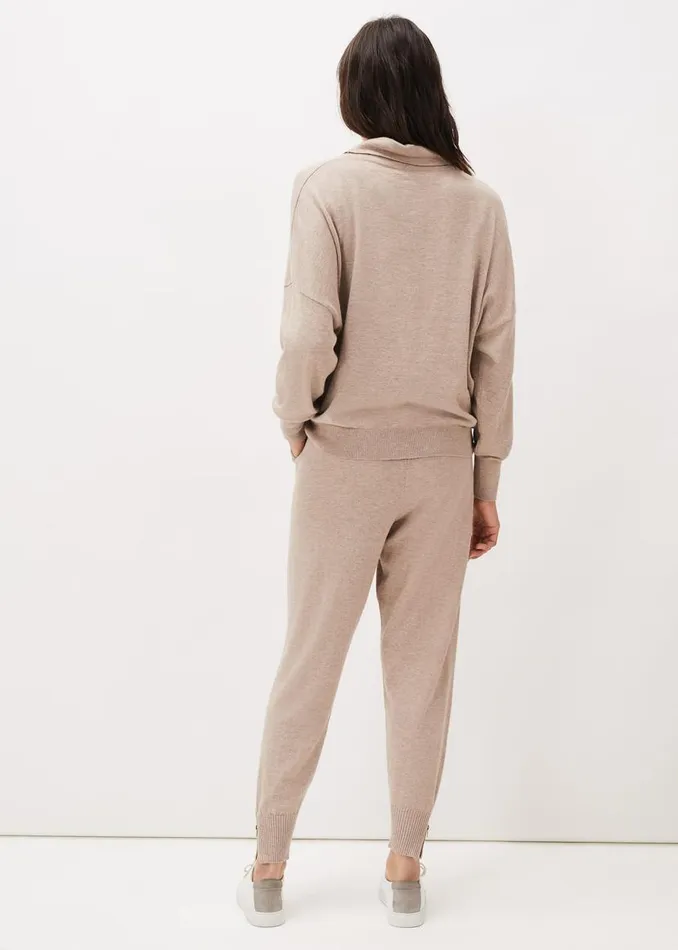 Phase Eight Trousers Alice Knitted CoOrd Joggers Mocha 8211 Women