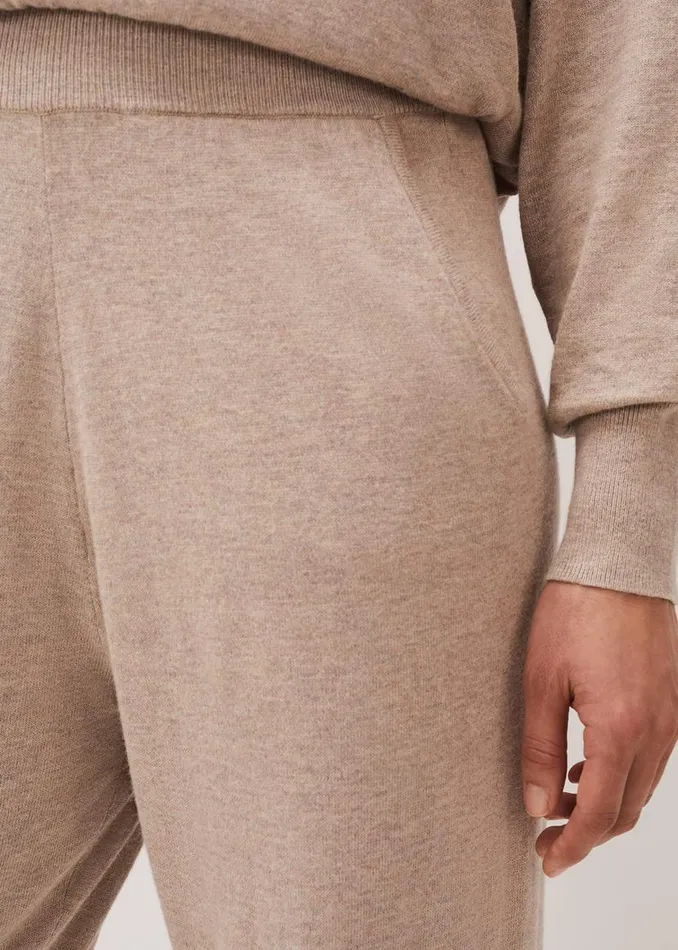 Phase Eight Trousers Alice Knitted CoOrd Joggers Mocha 8211 Women