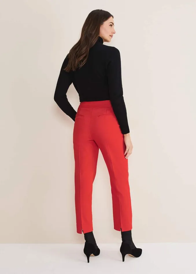 Phase Eight Trousers Ulrica Straight Leg Trousers Red 8211 Women