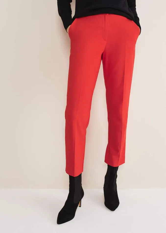 Phase Eight Trousers Ulrica Straight Leg Trousers Red 8211 Women