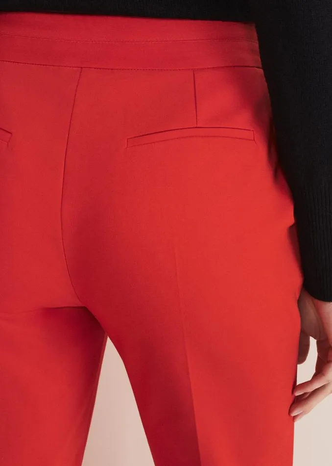 Phase Eight Trousers Ulrica Straight Leg Trousers Red 8211 Women