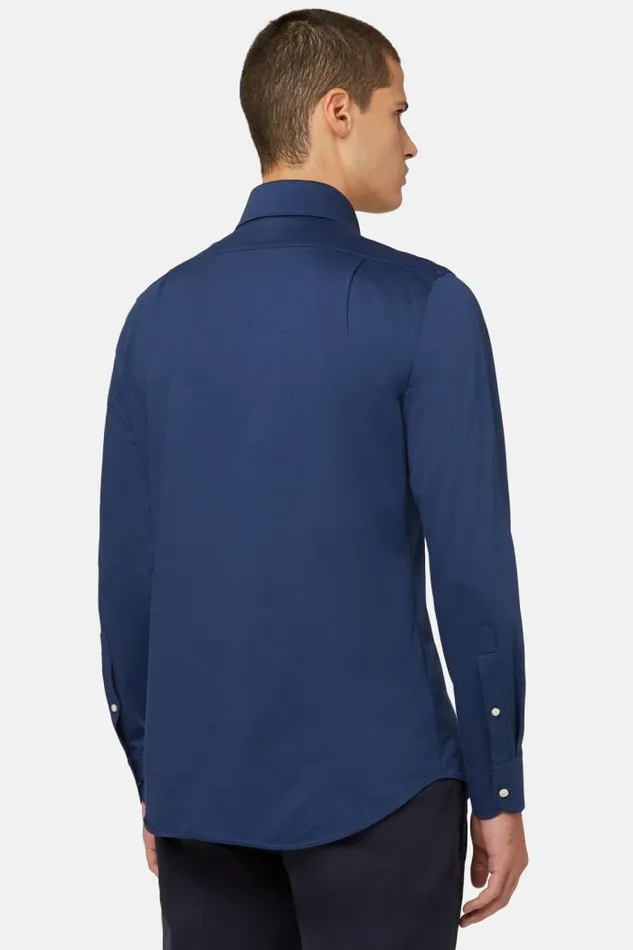 Polo Shirts Men Boggi Milano Regular Fit Japanese Jersey Polo Shirt Navy Blue Polo Shirts Men Boggi Milano Regular Fit Japanese Jersey Polo Shirt Navy Blue