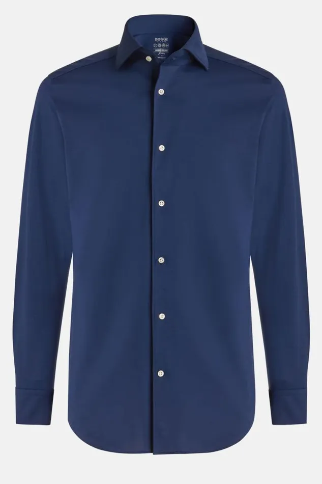 Polo Shirts Men Boggi Milano Regular Fit Japanese Jersey Polo Shirt Navy Blue Polo Shirts Men Boggi Milano Regular Fit Japanese Jersey Polo Shirt Navy Blue