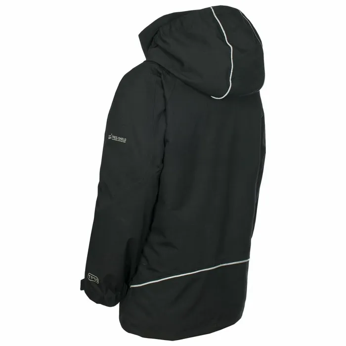 Prime 3in1 Waterproof Jacket With Fleece Black Kids Trespass 3 In 1 Jackets