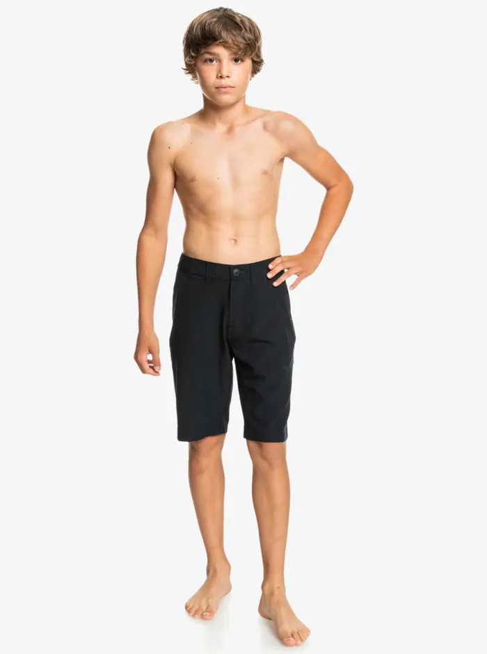 Quiksilver 816 Ocean Union 19034 Amphibian Boardshorts Black Boys Shorts