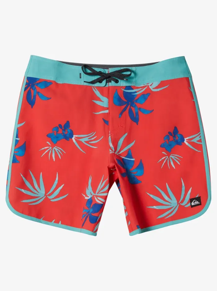 Quiksilver 816 Surfsilk Scallop 13034 Boardshorts Cayenne Boys Boardshorts
