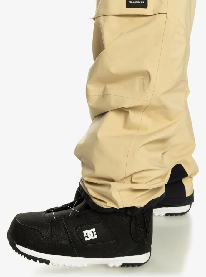 Quiksilver Altostratus Street Shell 2L GORETEX Snow Bib Pants Pale Khaki Mens Snow Pants Quiksilver Altostratus Street Shell 2L GORETEX Snow Bib Pants Pale Khaki Mens Snow Pants