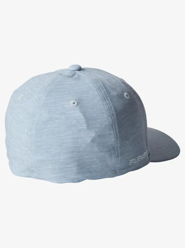 Quiksilver Amped Up Flexifit Hat Blue Shadow Mens Hats Quiksilver Amped Up Flexifit Hat Blue Shadow Mens Hats