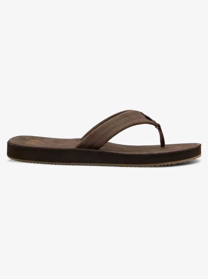 Quiksilver Erreka Leather Sandals Brownbrownbrown Mens Sandals Quiksilver Erreka Leather Sandals Brownbrownbrown Mens Sandals