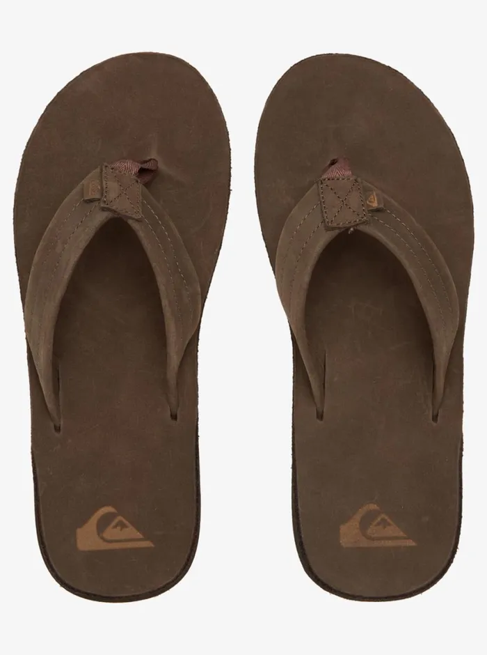 Quiksilver Erreka Leather Sandals Brownbrownbrown Mens Sandals Quiksilver Erreka Leather Sandals Brownbrownbrown Mens Sandals