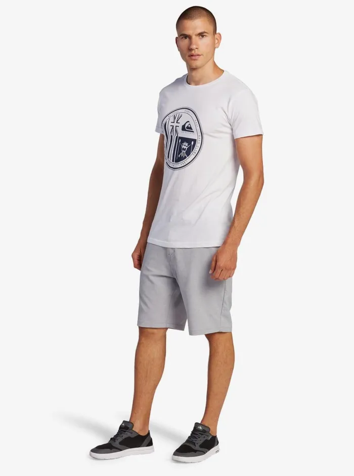 Quiksilver HI Ikaika TShirt White Mens Tees Quiksilver HI Ikaika TShirt White Mens Tees