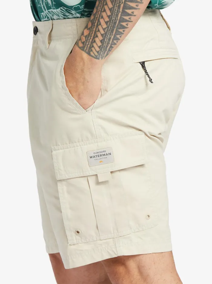Quiksilver Maldive Atoll Cargo 20034 Shorts Brown Rice MensWaterman Shorts and Amphibians Quiksilver Maldive Atoll Cargo 20034 Shorts Brown Rice MensWaterman Shorts and Amphibians