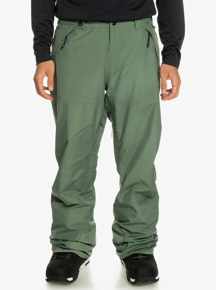 Quiksilver Mission Shell Pro GORETEX Snow Pants Laurel Wreath Mens Snow Pants Quiksilver Mission Shell Pro GORETEX Snow Pants Laurel Wreath Mens Snow Pants