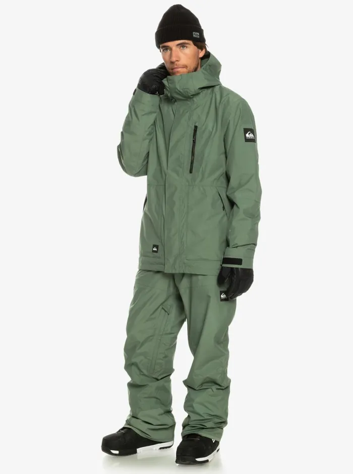 Quiksilver Mission Shell Pro GORETEX Snow Pants Laurel Wreath Mens Snow Pants Quiksilver Mission Shell Pro GORETEX Snow Pants Laurel Wreath Mens Snow Pants