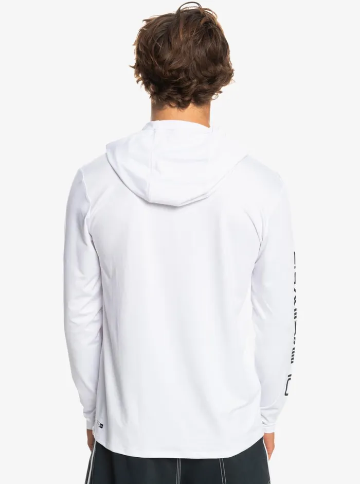 Quiksilver Omni Session UPF 50 Long Sleeve Surf Tee White Mens Rashguards Quiksilver Omni Session UPF 50 Long Sleeve Surf Tee White Mens Rashguards